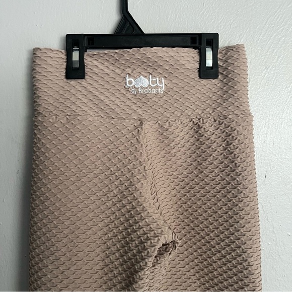 Booty by Brabants Brown Leggings Sleek Form-Fitting Croco Size Small-Large - Picture 7 of 12